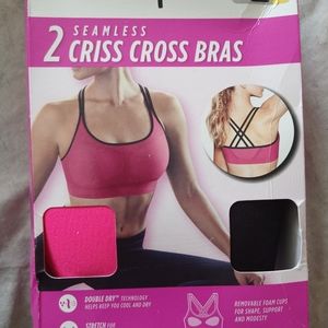 Champion seamless criss cross bras